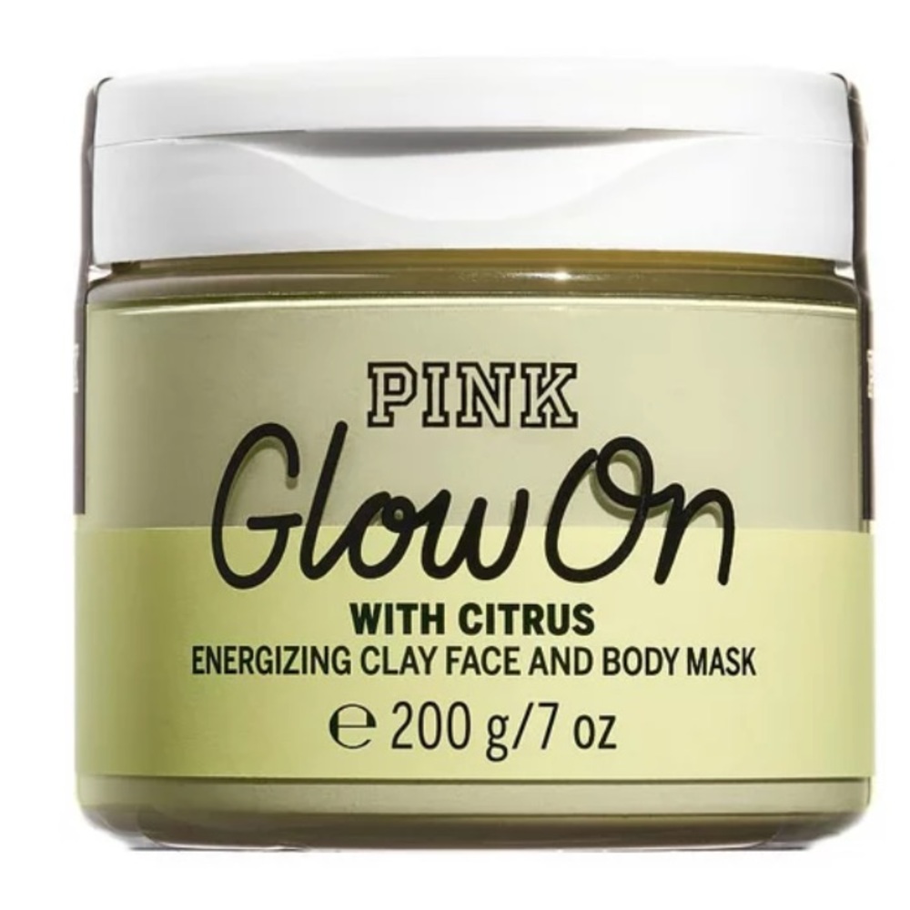New! Victoria’s Secret Pink Glow On Energizing Clay Face & Body Mask
